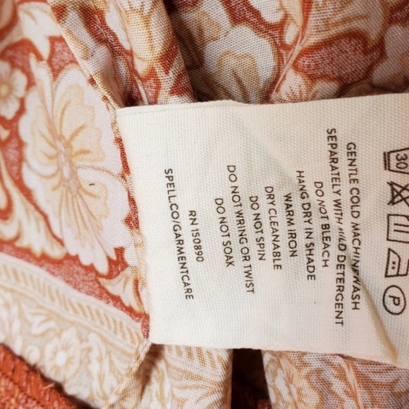 SPELL Sloan Maxi Skirt in Ochre - Picture 9 of 12